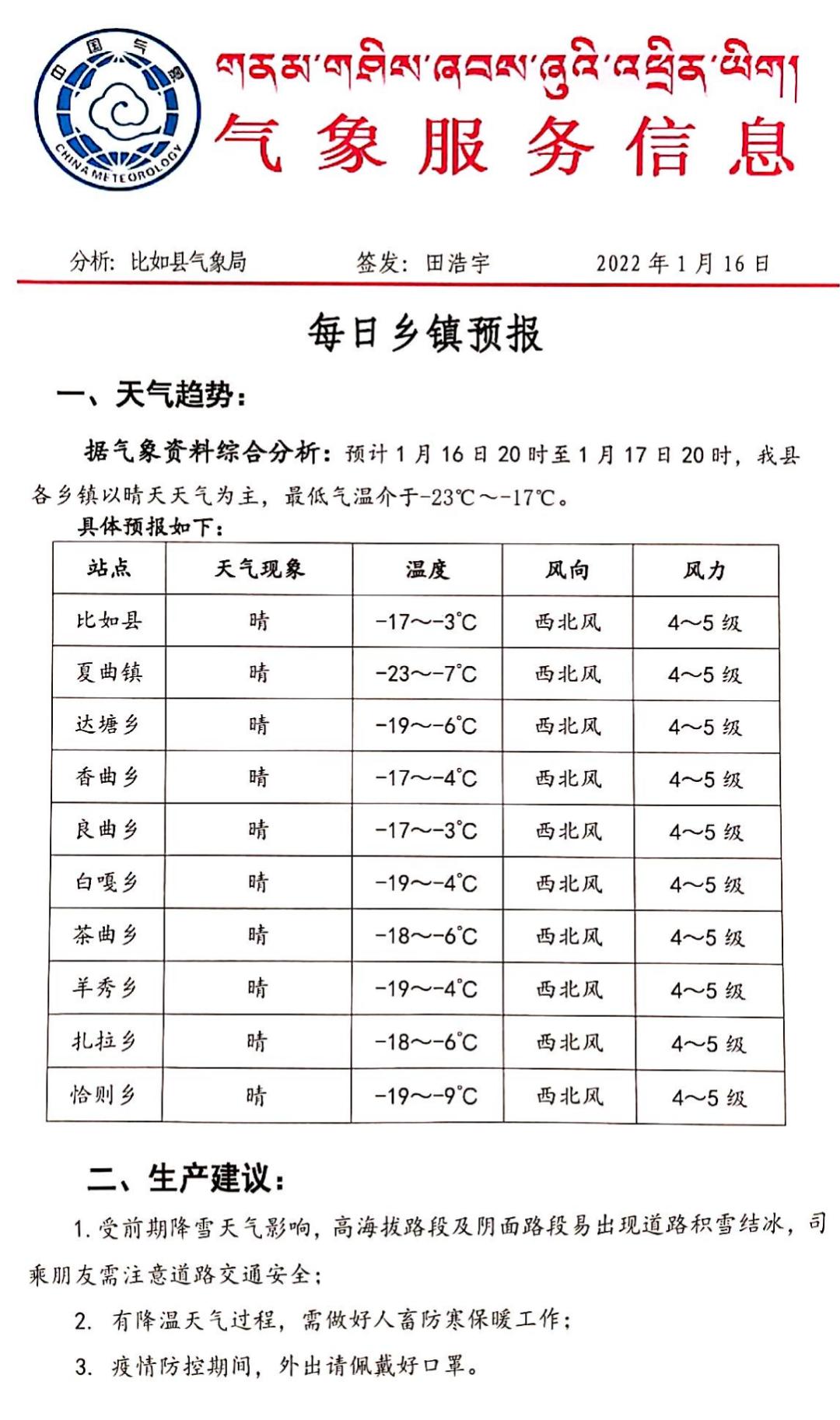 瓦根村天气预报更新通知