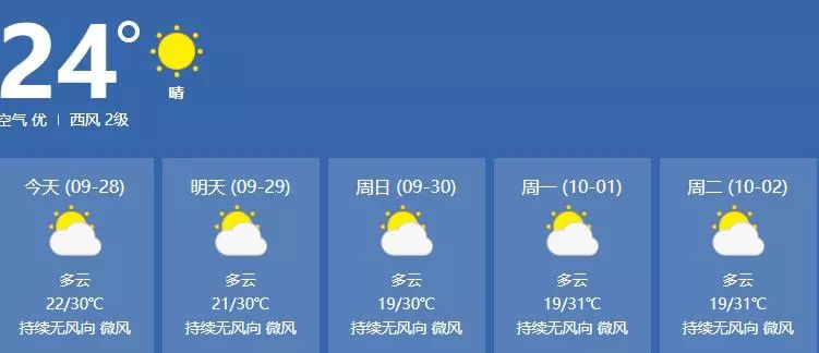 人和街道今日天气预报